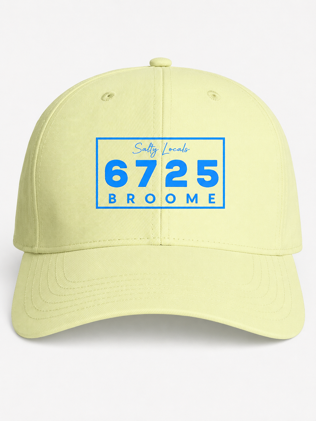 6725 Broome Cap - "Salty Locals" Coastal Hat