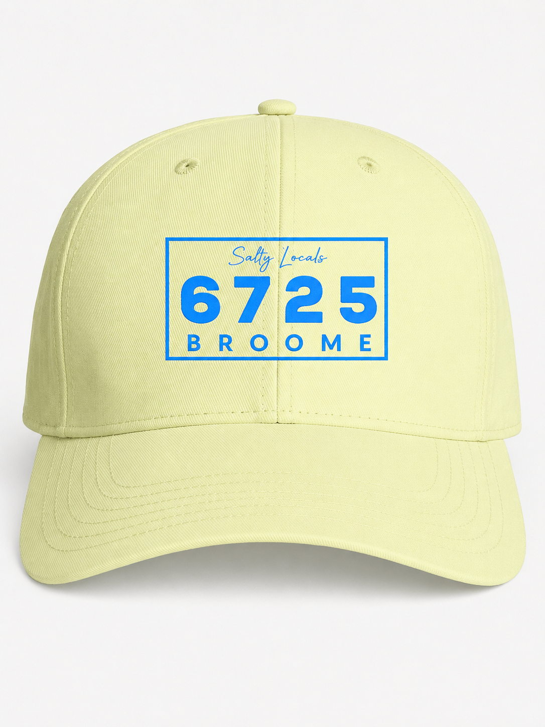 6725 Broome Cap - "Salty Locals" Coastal Hat