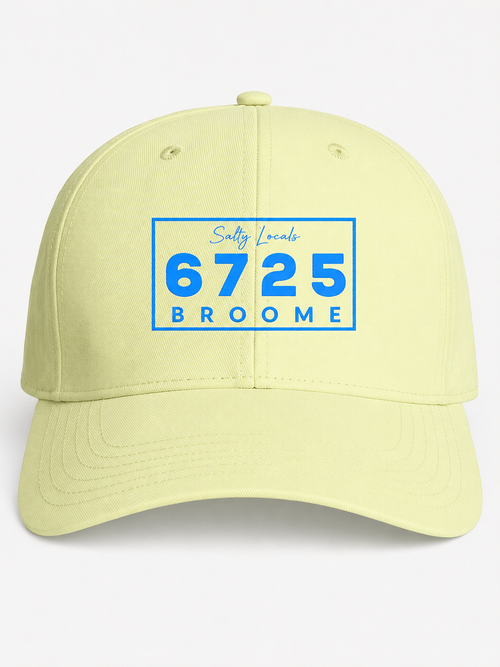 6725 Broome Cap - "Salty Locals" Coastal Hat