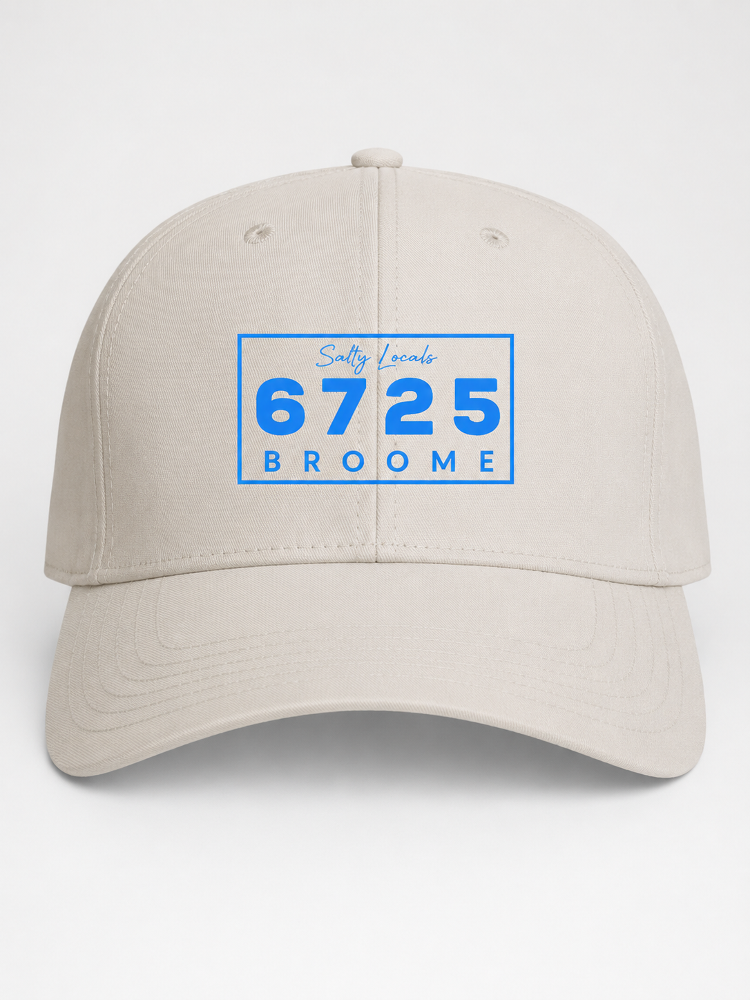 6725 Broome Cap - "Salty Locals" Coastal Hat