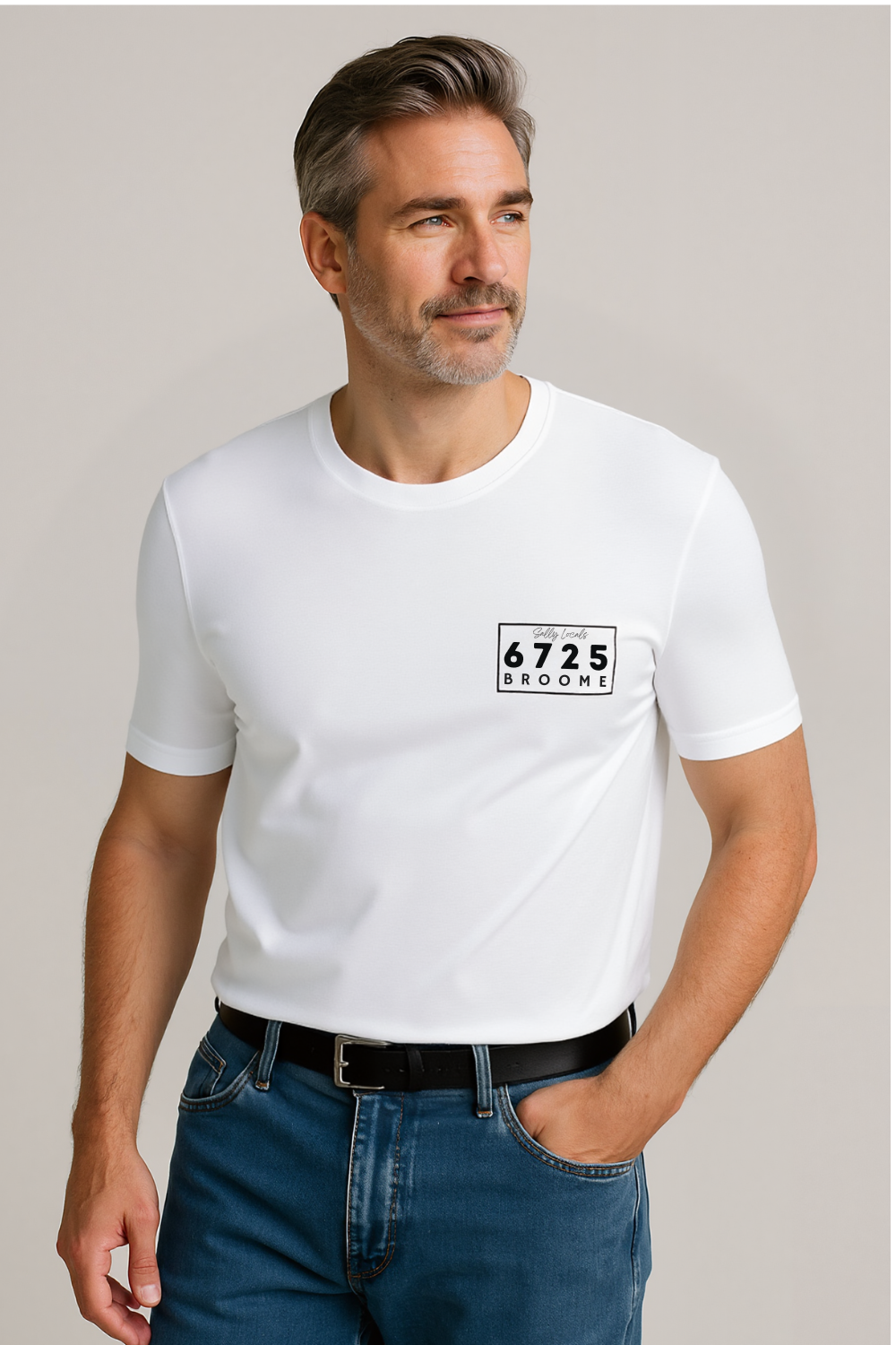 6725 Shark 3 Circles Tee