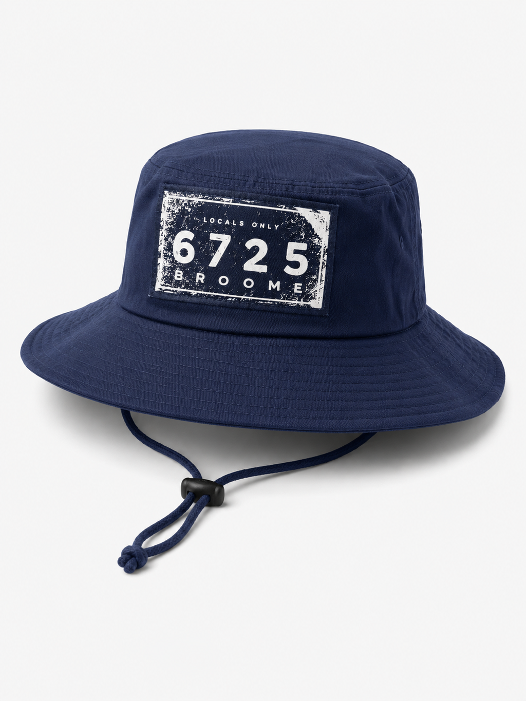6725 Bucket Hat navy wide brim product photo