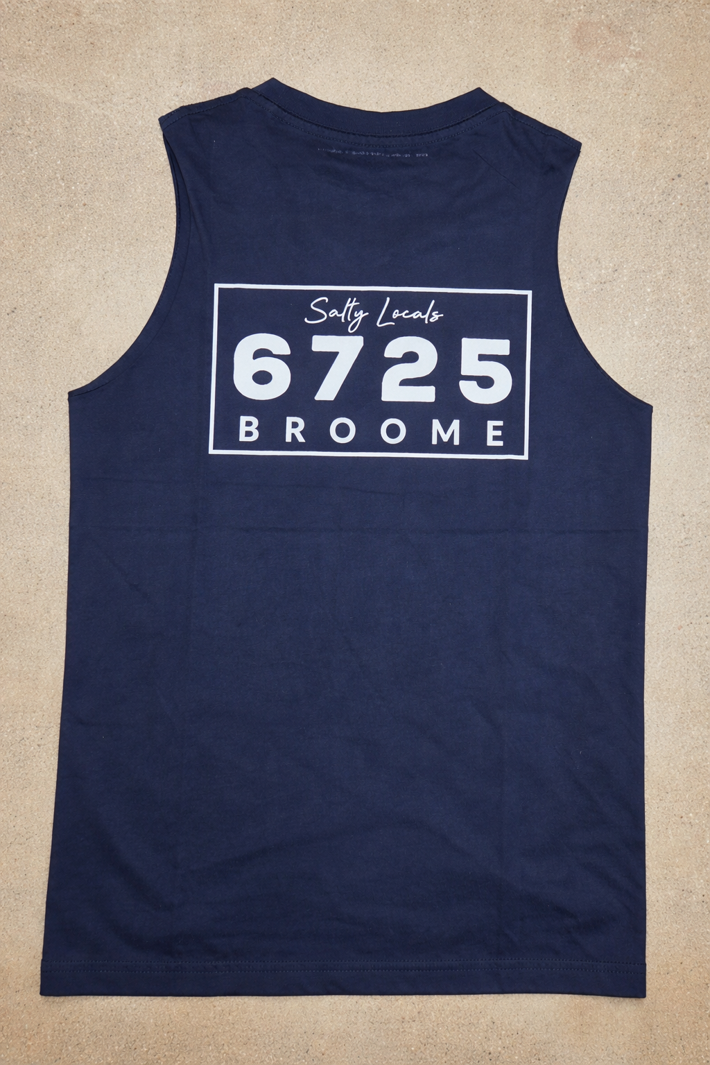 6725 Men's Tank Logo chest logo detail sleeveless shirt
