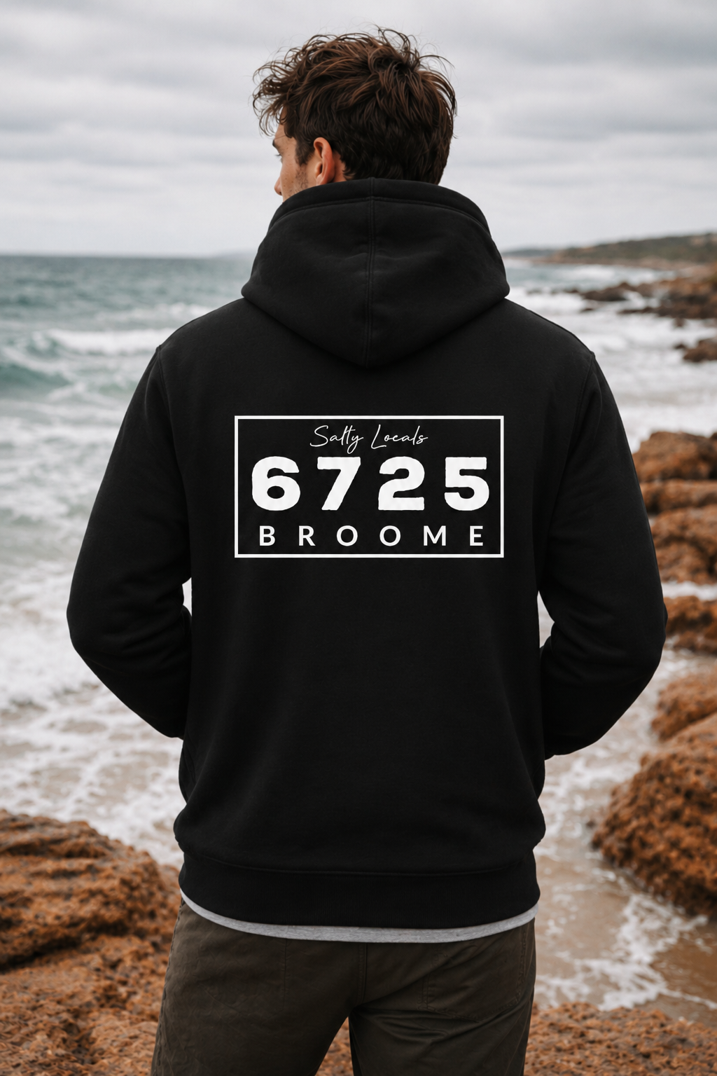 Men's Hooded Jacket - Black | 6725 Broome