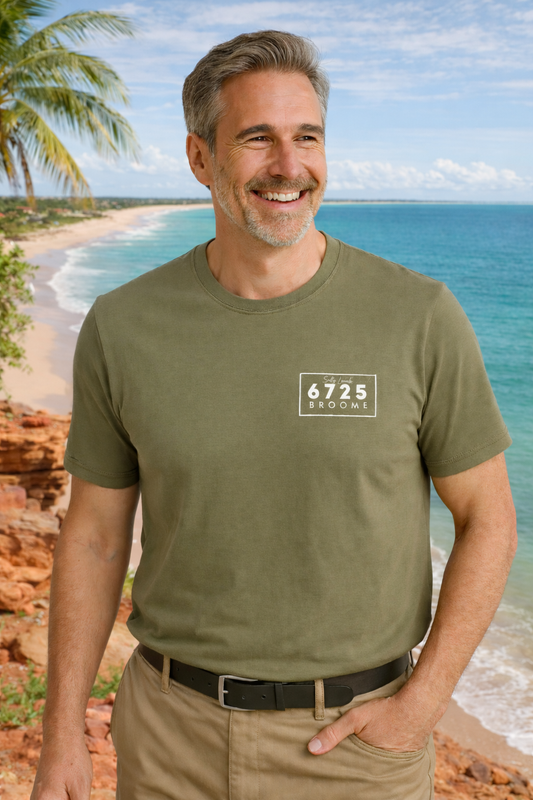 Salty Locals 6725 Shark Logo Men's T-Shirt