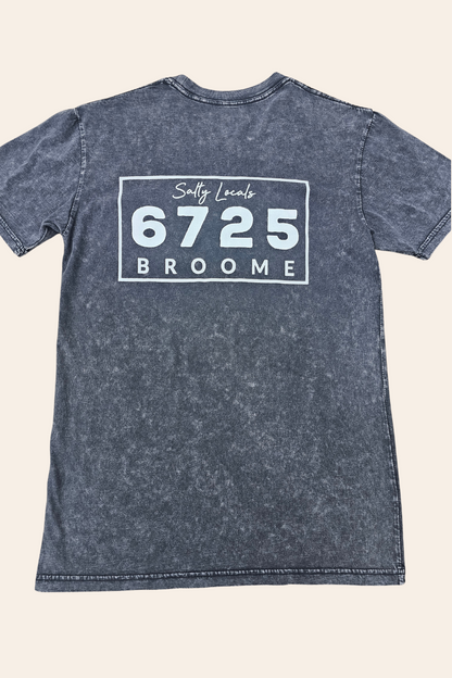 Salty Locals 6725 Broome Men's Tee - Stone Washed