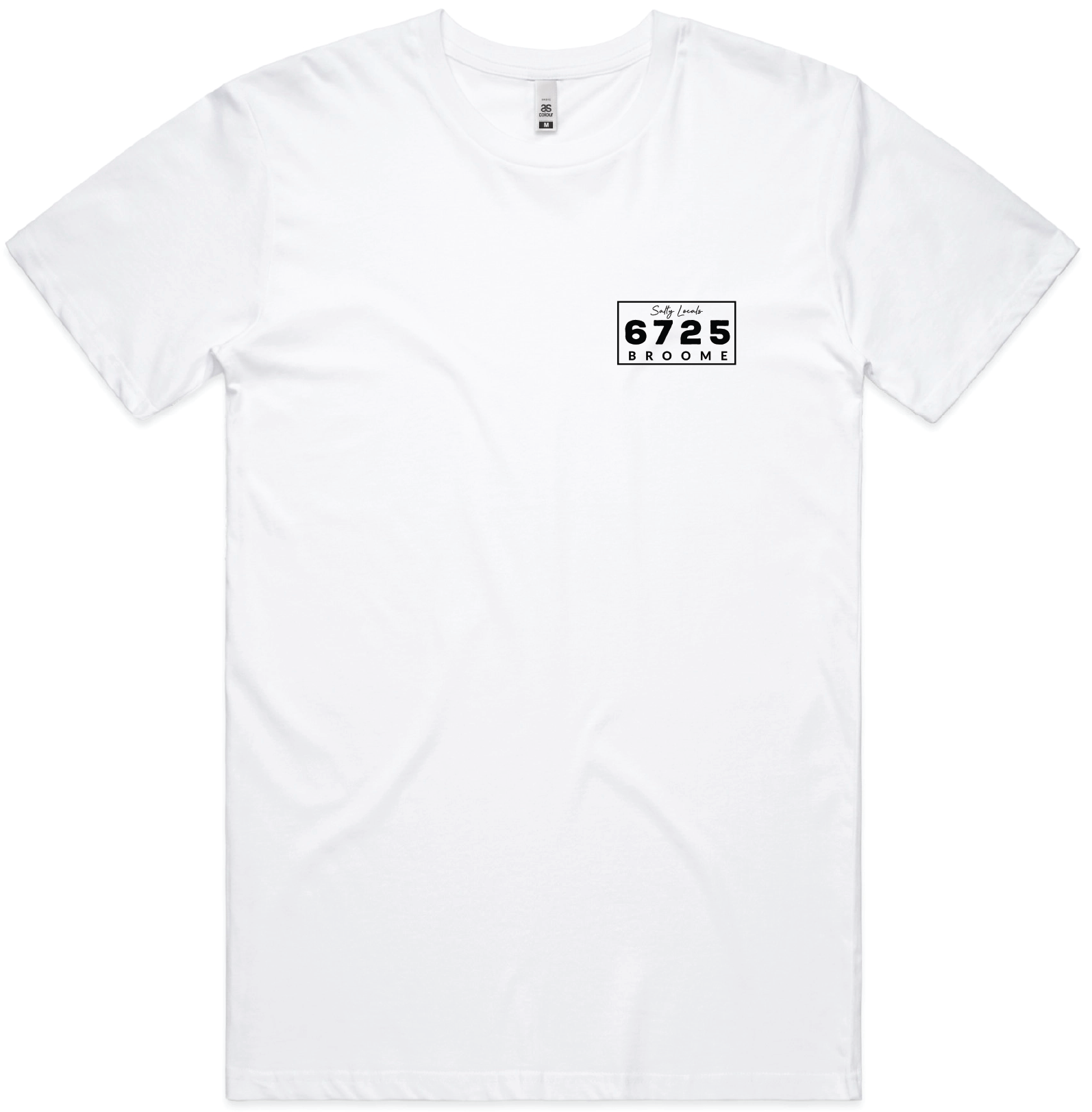 Men's Shark 3 Circles T-Shirt - White | 6725 Broome front chest logo image