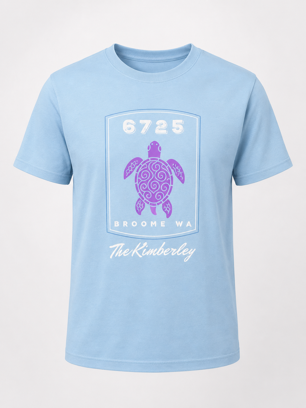 Women's "The Kimberley" Turtle T-Shirt - Light Blue | 6725 Broome