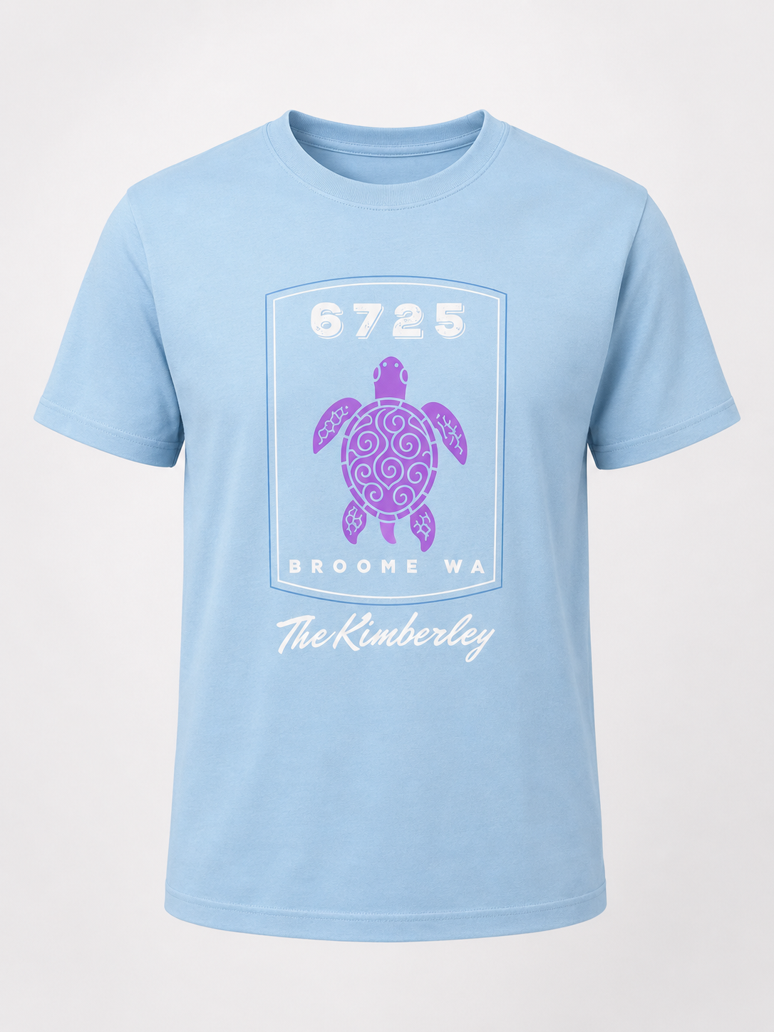 Women's "The Kimberley" Turtle T-Shirt - Light Blue | 6725 Broome