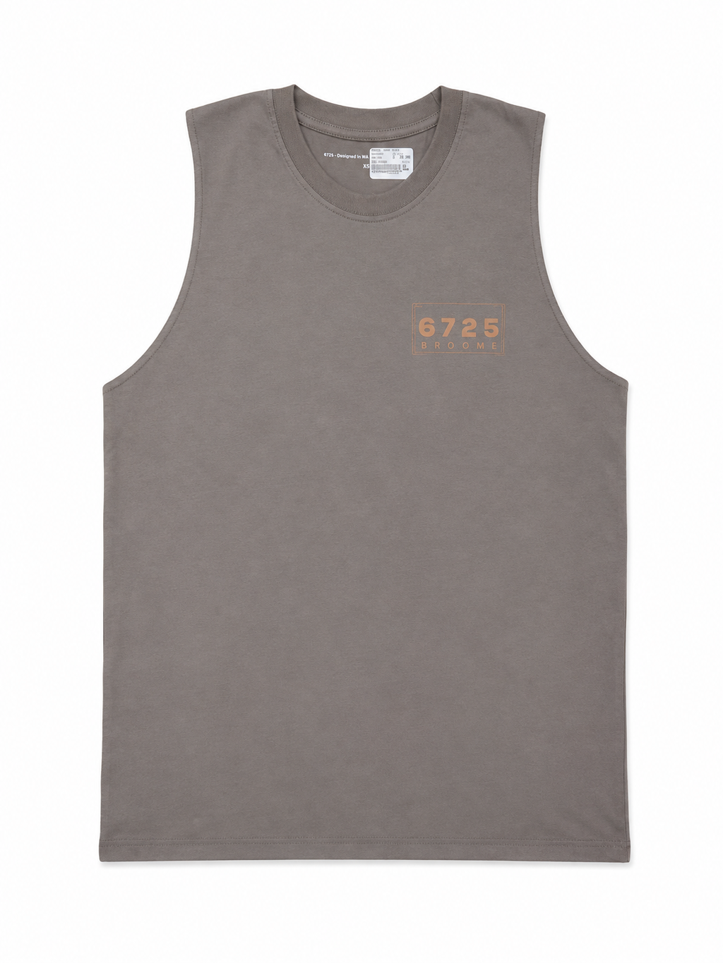 Men's 6725 Salty Locals Tank Top – Brown