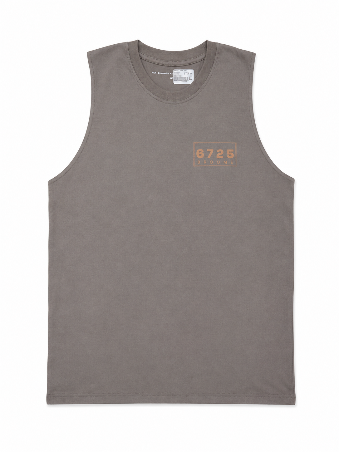 Men's 6725 Salty Locals Tank Top – Brown