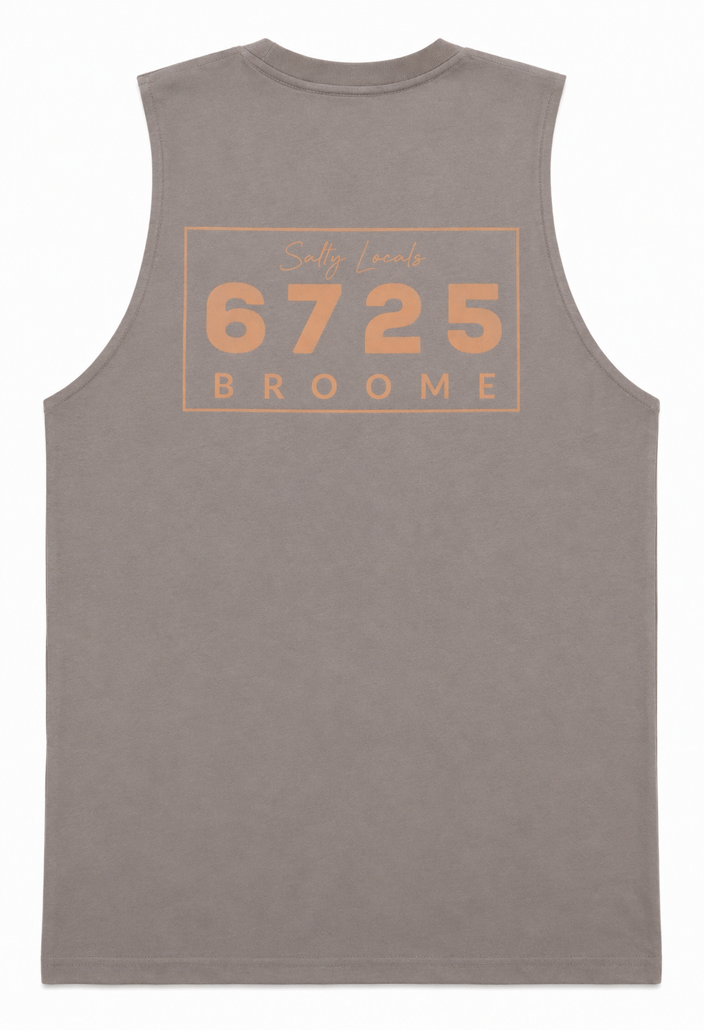 Men's 6725 Salty Locals Tank Top – Brown