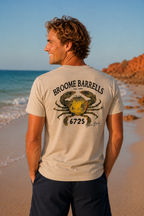 Men's 6725 Broome Barrells Crab Tee – Beige